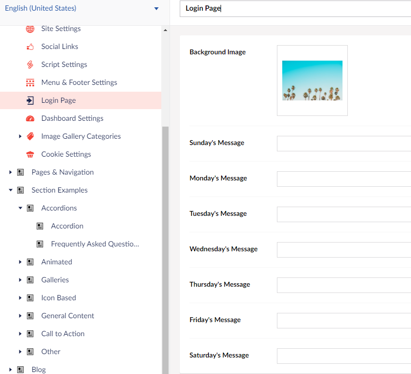 Loginpage